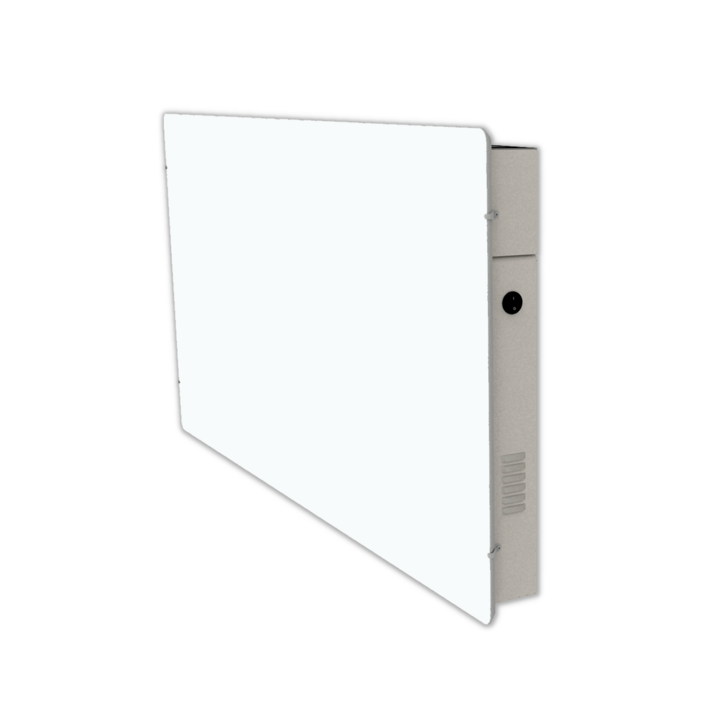 Climastar Avant WiFi Heizung 2000 W, 50x100 cm, Hybrid-Infrarot und Konvektion, Wandmontage, weisses Quarzpanel.