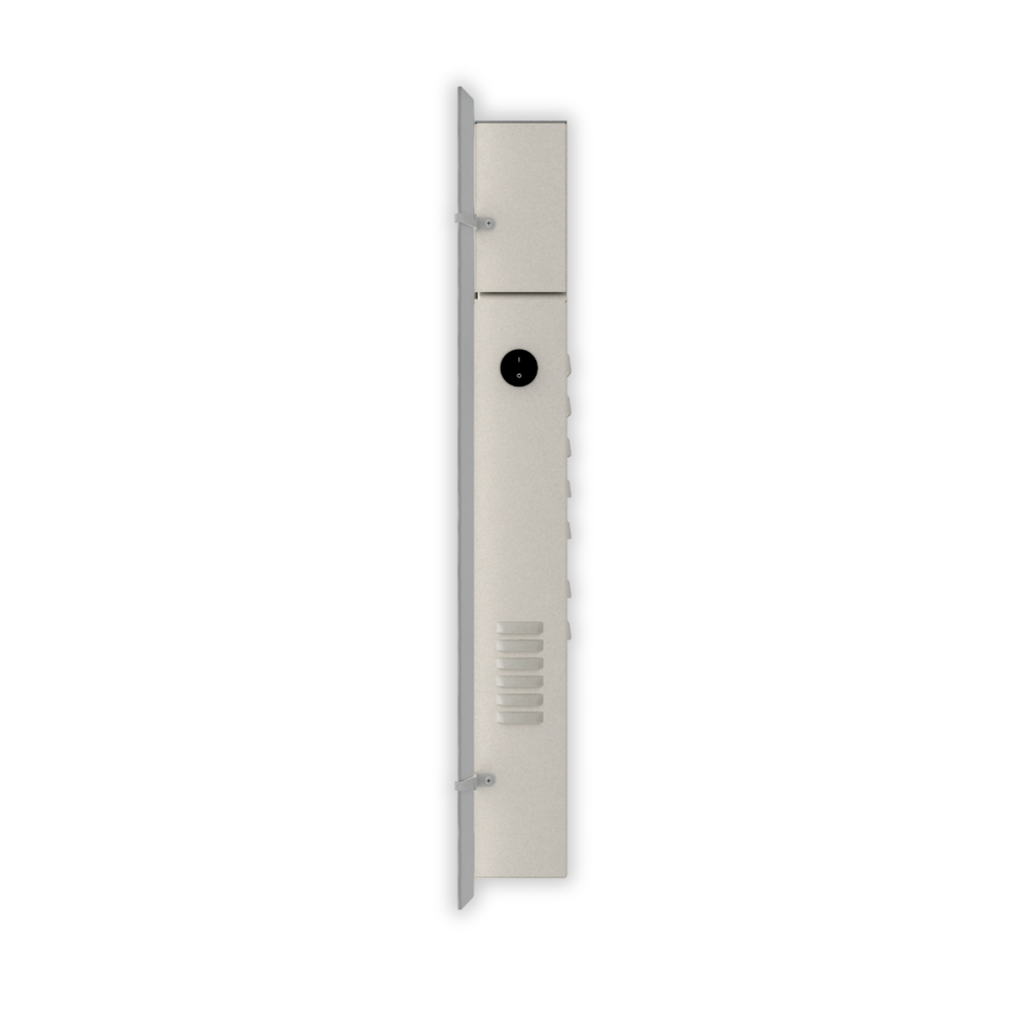 Climastar Avant WiFi 2000 W Hybridheizung mit programmierbarem Thermostat und eleganter Steinoberfläche.