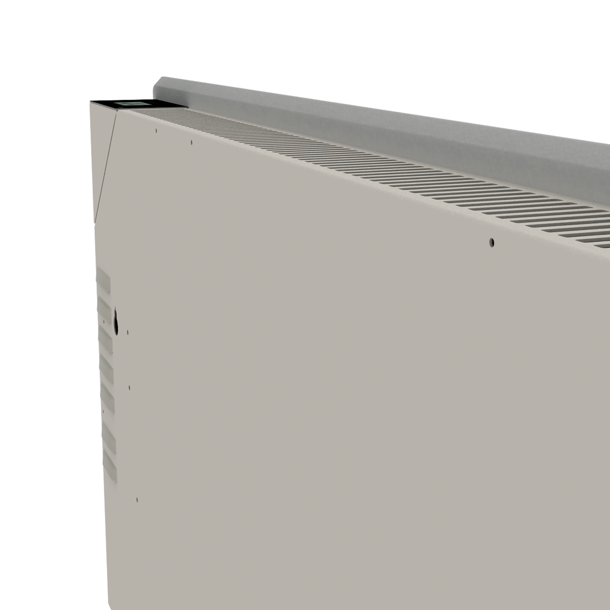 White Quartz trifft Technik: Climastar Avant WiFi 2000 W – flache, leise Elektroheizung mit smarter App-Steuerung.