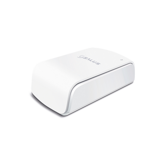 Salus Smart Home TS600 Thermostat mit LED Anzeige, App-Steuerung und einfacher Aufputzmontage.