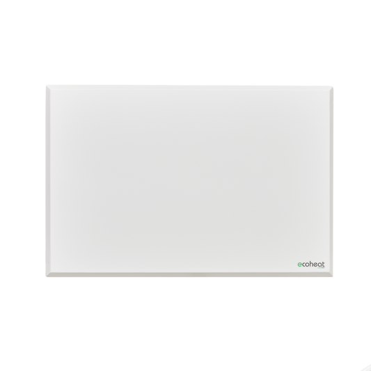 ecoheat Classic-T 300 Infrarotpanel in modernem Design, geeignet für Wandmontage, 300 Watt Heizleistung.