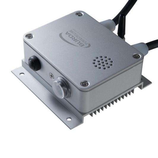 Burda Bluetooth Dimmer Box BTD3 mit Schuko Stecker und Infrarot Fernbedienung zur stufenlosen Wärmeregulierung.