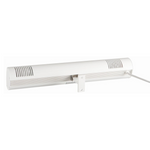 Burda TERM 2000 IP67 Low Glare Infrarot-Heizstrahler in Weiss, für Wand- und Deckenmontage, kompakte Abmessungen.