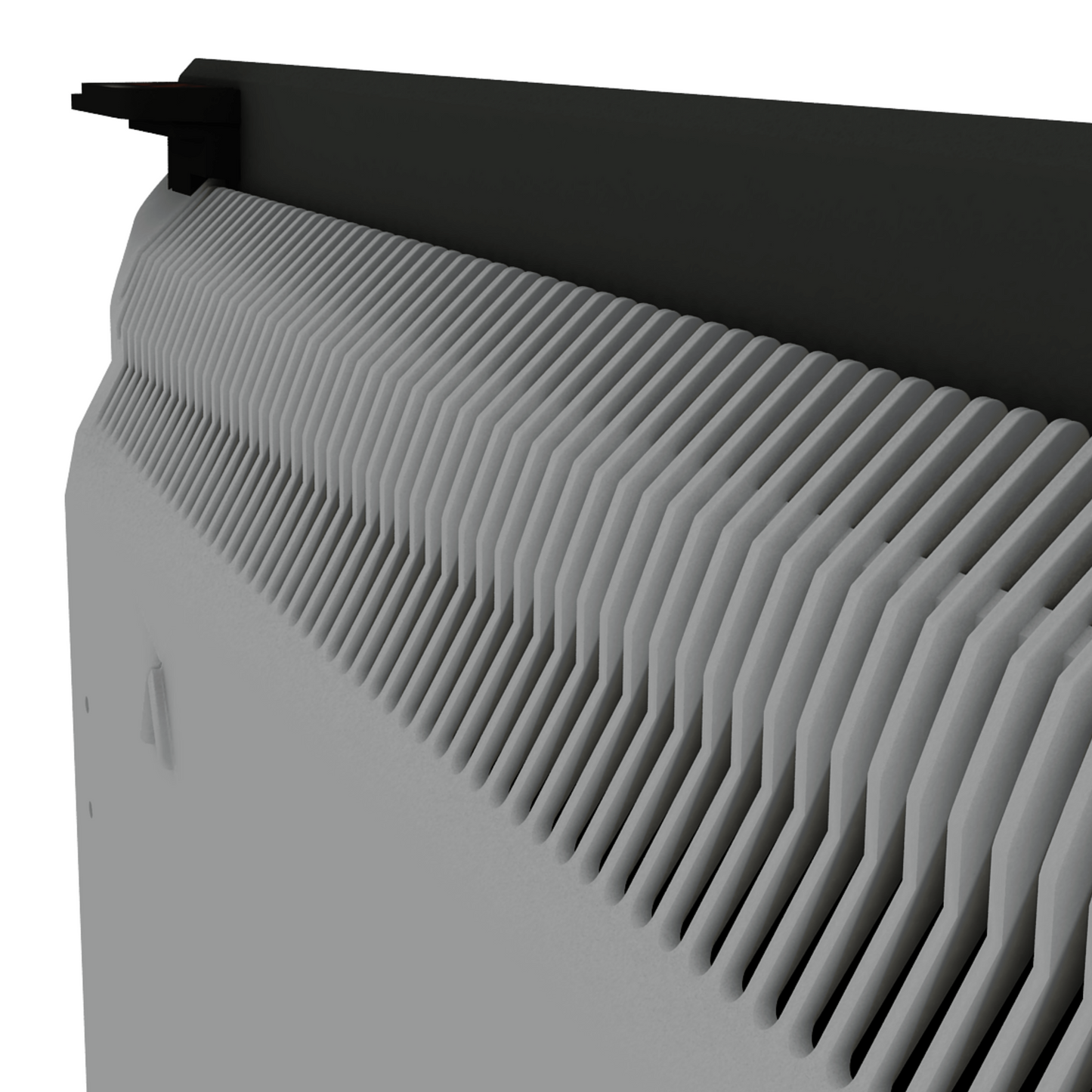 Climastar Avant Touch Hybridheizung 2000 W mit Steinoberfläche, 50 x 100 cm, in dunklem Naturton.