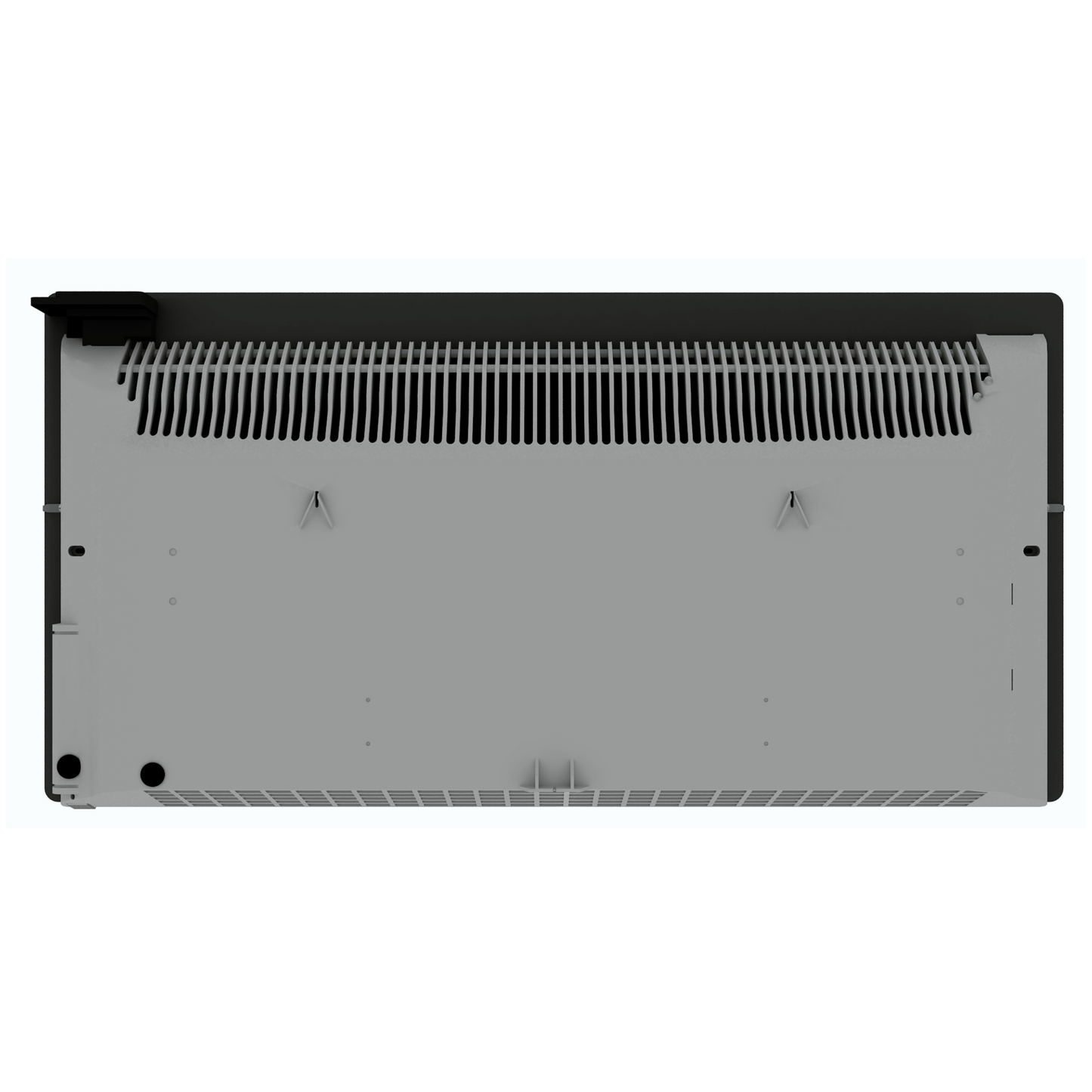 Hybridheizung Climastar Avant Touch in Dark Natura mit 2000 W Heizleistung, 50 x 100 cm, Wandmontage.