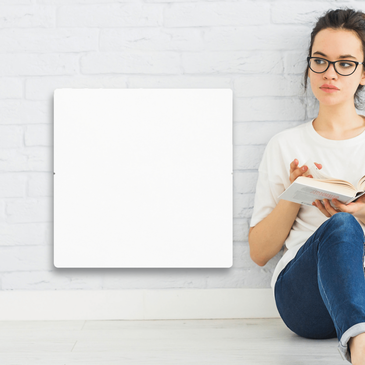 Climastar Avant Touch 800 W mit Infrarot- und Konvektionsheizung in Weiss, perfektes Raumklima.