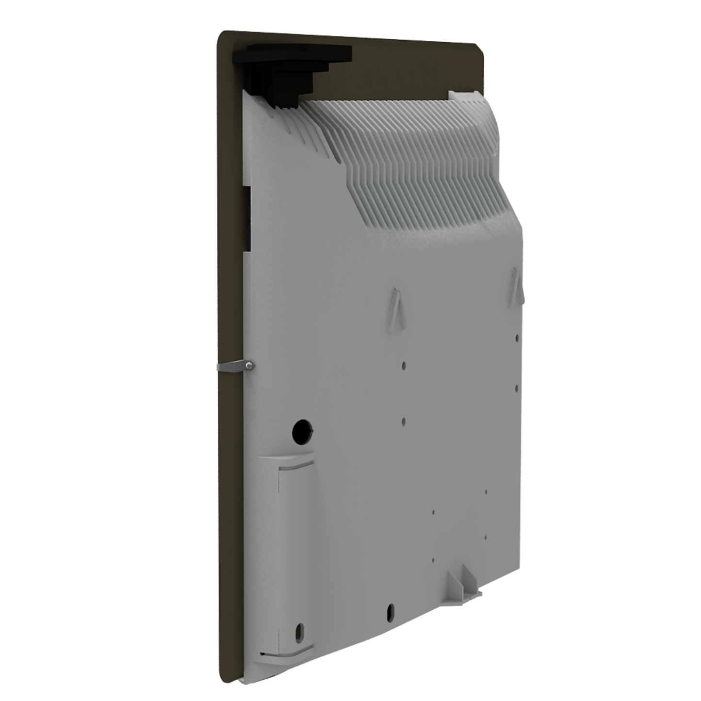 Climastar Avant Touch 800 W Infrarotheizung mit Steinoberfläche und programmierbarem Thermostat.