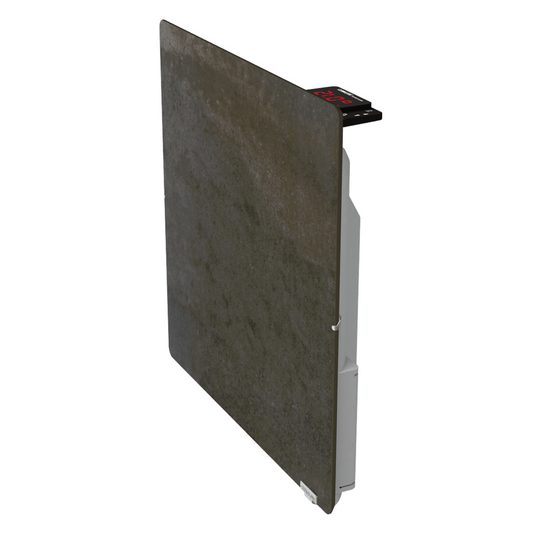 Climastar Avant Touch Hybridheizung 800W mit steinfarbener Oberfläche 50x50 cm.