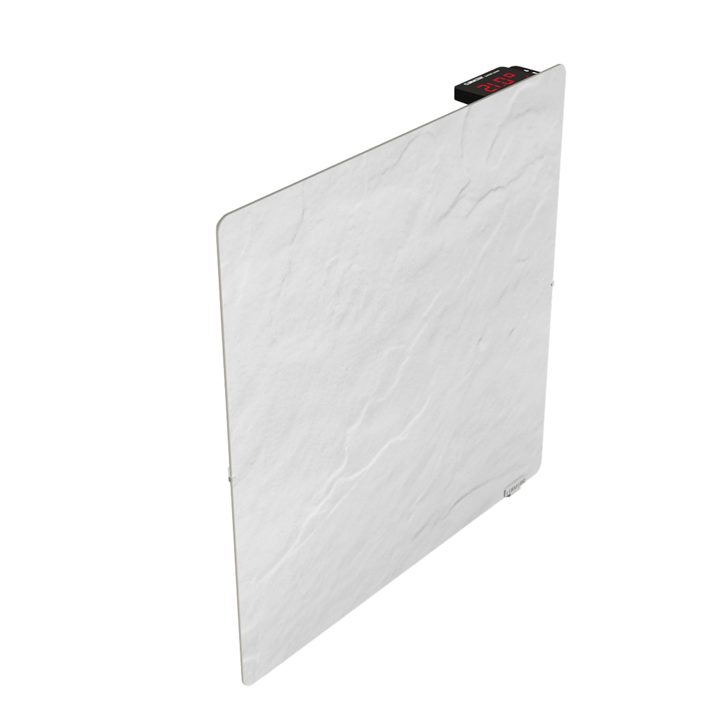 Climastar Avant Touch Hybridheizung 800 W, quadratisch 50 x 50 cm, in Steinoptik mit WiFi-fähigem Thermostat