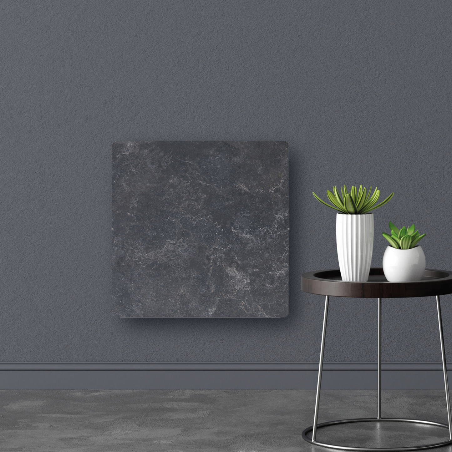 Climastar Avant Touch Infrarotheizung in Dark Natura mit 800W Leistung und 50x50 cm Grösse.