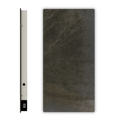 Hybrid-Infrarotheizung Climastar Avant mit 1300 Watt und WiFi-Steuerung, Masse 100 x 50 cm in Terra Limestone.