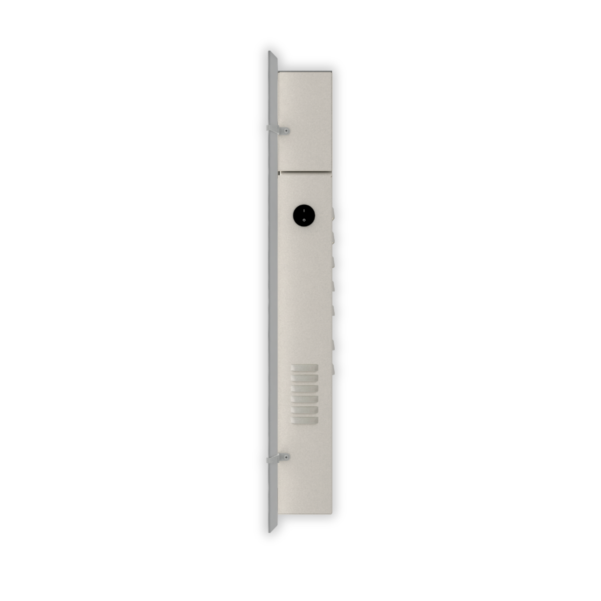 Climastar Avant WiFi 2000 W Hybridheizung mit programmierbarem Thermostat und eleganter Steinoberfläche.