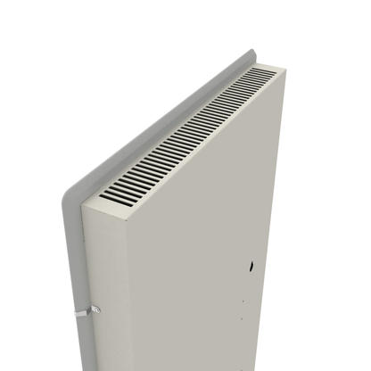 Climastar Avant WiFi Heizkörper 1300 W in Holzoptik, wandmontierbar, mit eco-Sparmodus und Fensteröffnungsdetektor.
