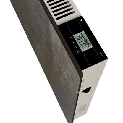 Climastar Avant WiFi Heizpanel in Terra Limestone, 2000 W, Hybrid-Heizung, Wandmontage, Masse: 50x100 cm