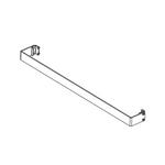 Climastar Handtuchhalter, Länge 102 cm, Tiefe 5 cm, ideal für Badezimmer und Infrarotheizung.