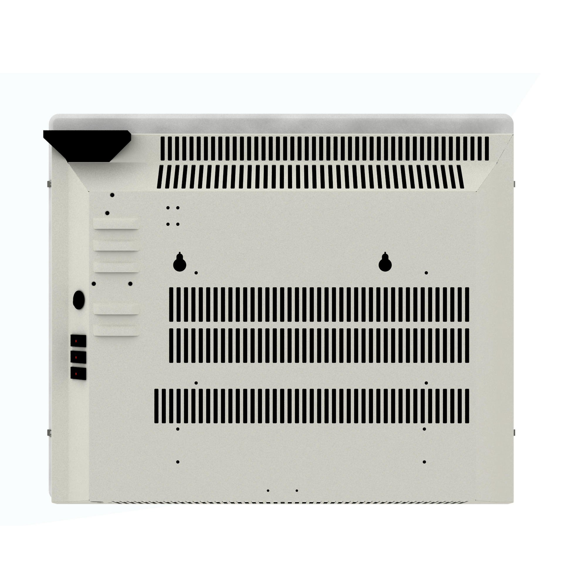 Climastar Silicium One WiFi in White Quartz, energieeffizienter 2000 Watt Infrarotheizkörper mit einfacher Wandmontage.