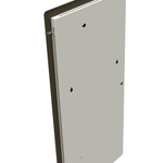 Climastar Slim BIG 800 handtuchheizung in Stein-Design, 50x100 cm, ideal für Badezimmer mit Handtuchhalter.