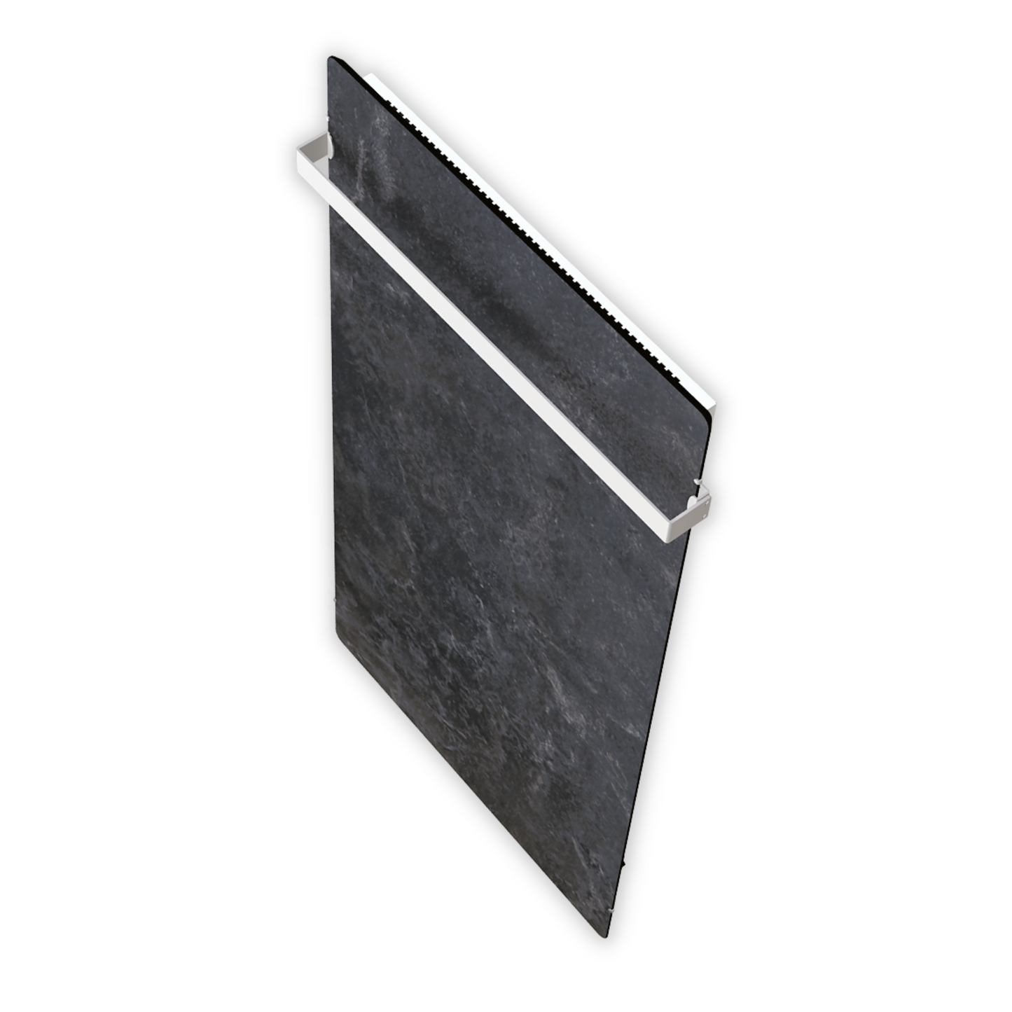 Climastar Slim BIG 800 Handtuchtrockner in dunklem Stein-Design, ideal für Badezimmer, 50 x 100 cm.