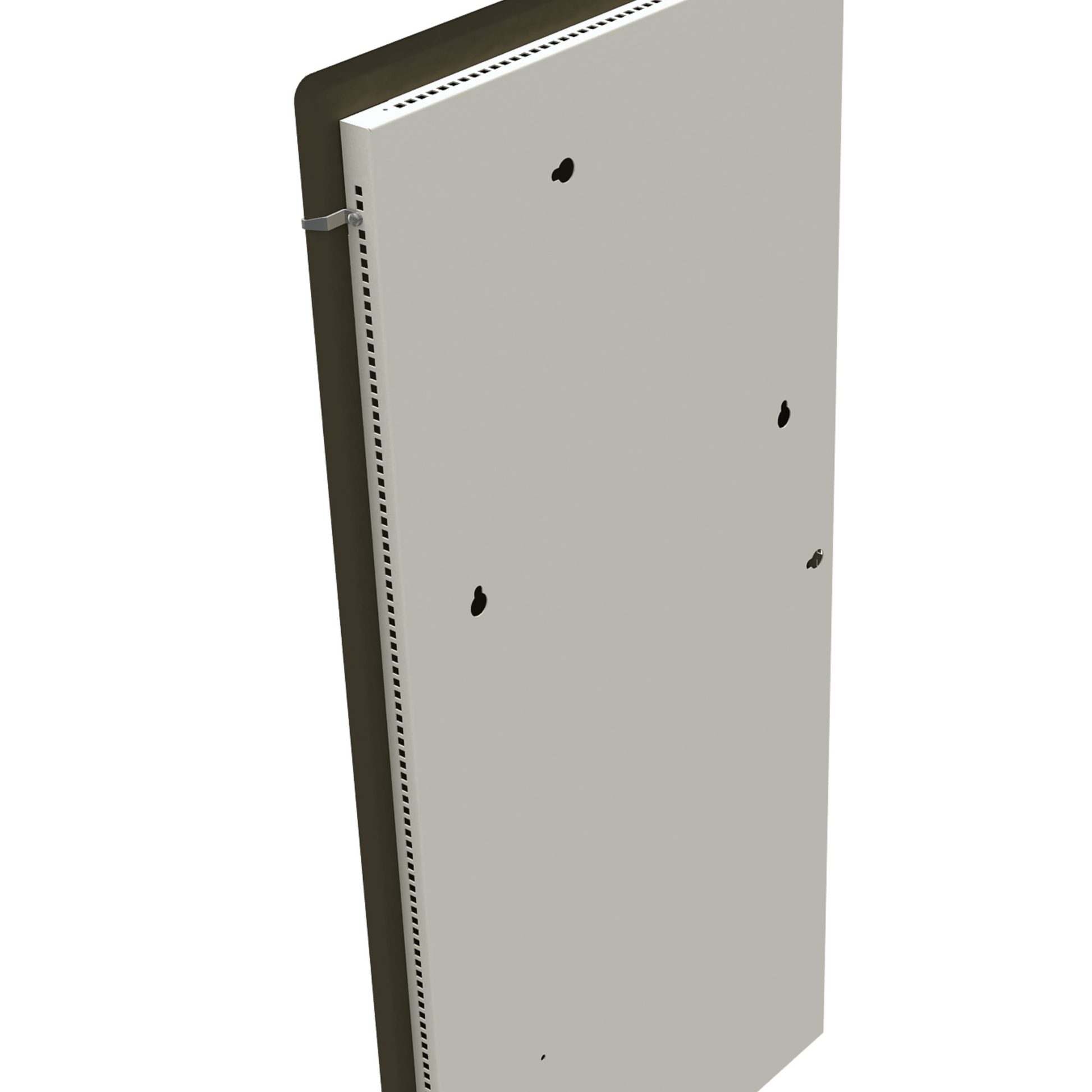 Climastar Slim BIG 800 Handtuchtrockner in Dunkel Natur Stein-Design, 50x100 cm, ideal für Badezimmer.