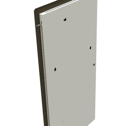 Climastar Slim BIG 800 Handtuchtrockner in Dunkel Natur Stein-Design, 50x100 cm, ideal für Badezimmer.