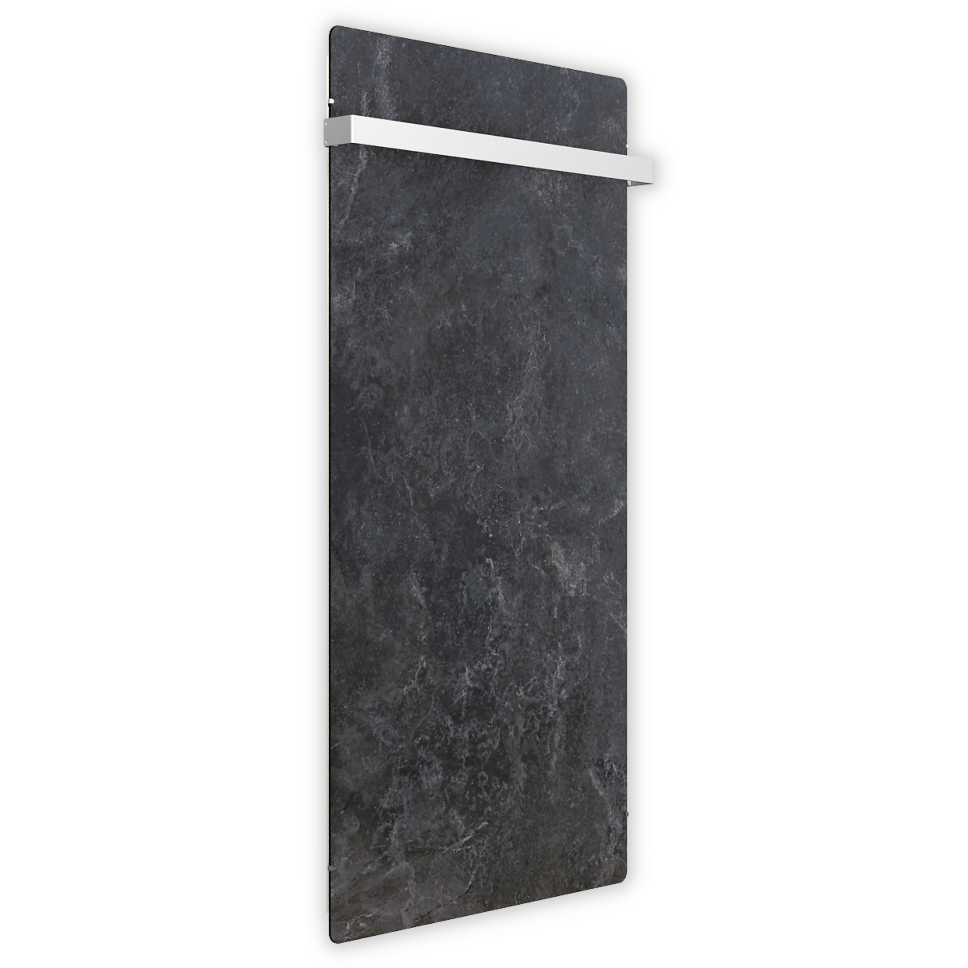 Handtuchtrockner Climastar Slim BIG 800 im geschmackvollen Stein-Design, ideal für Badezimmer.