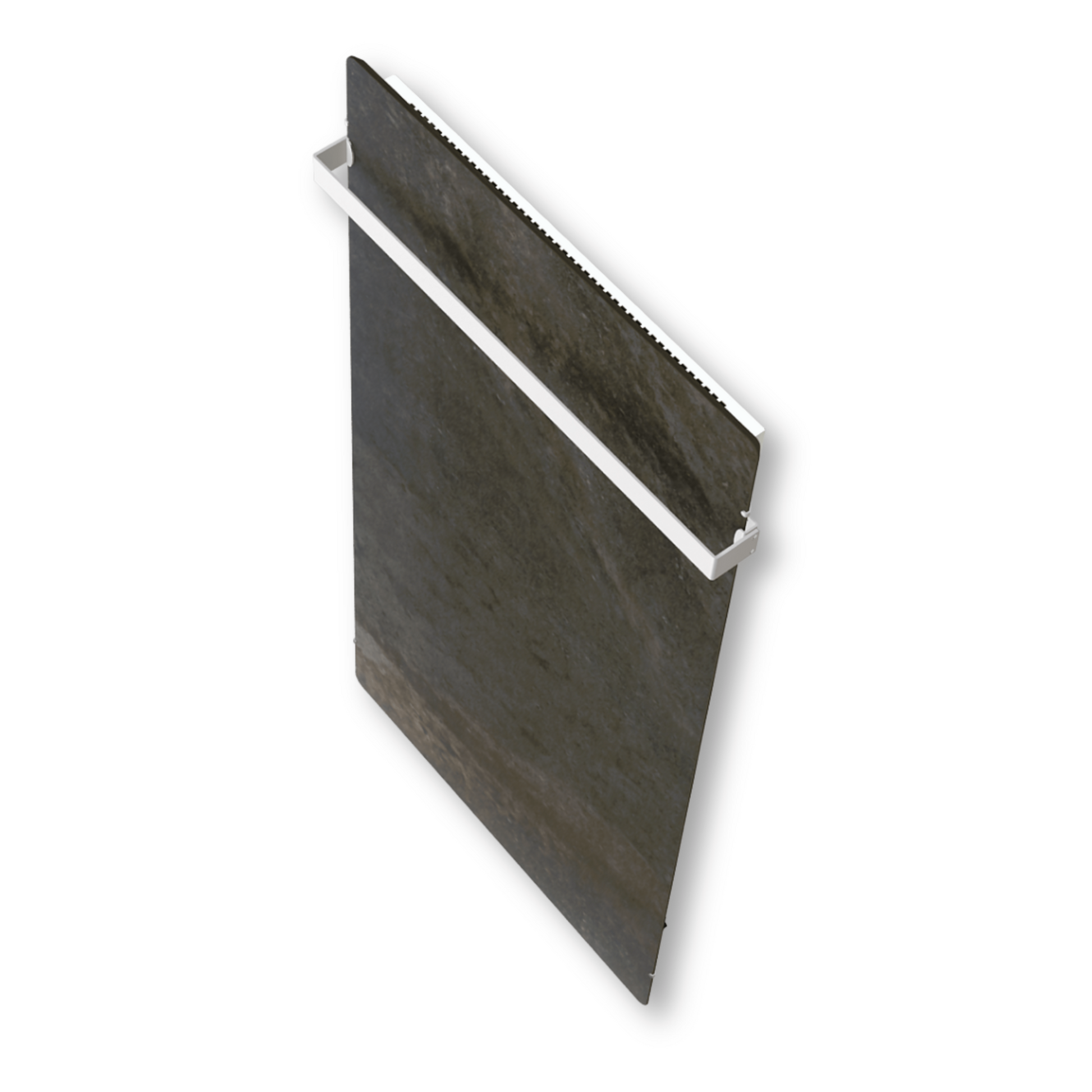 Handtuchtrockner Climastar Slim BIG 800 im stilvollen Stein-Design in Terra Limestone, 50 x 100 cm.