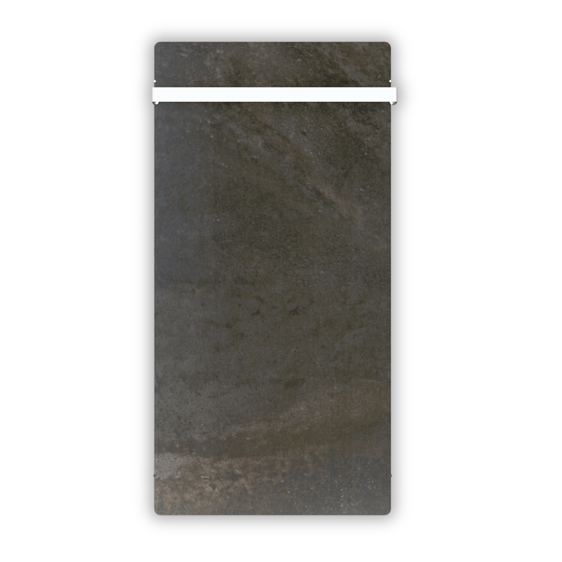 Handtuchtrockner Climastar Slim BIG 800 in Terra Limestone für Badezimmer mit 800 Watt Heizleistung und Stein-Design.