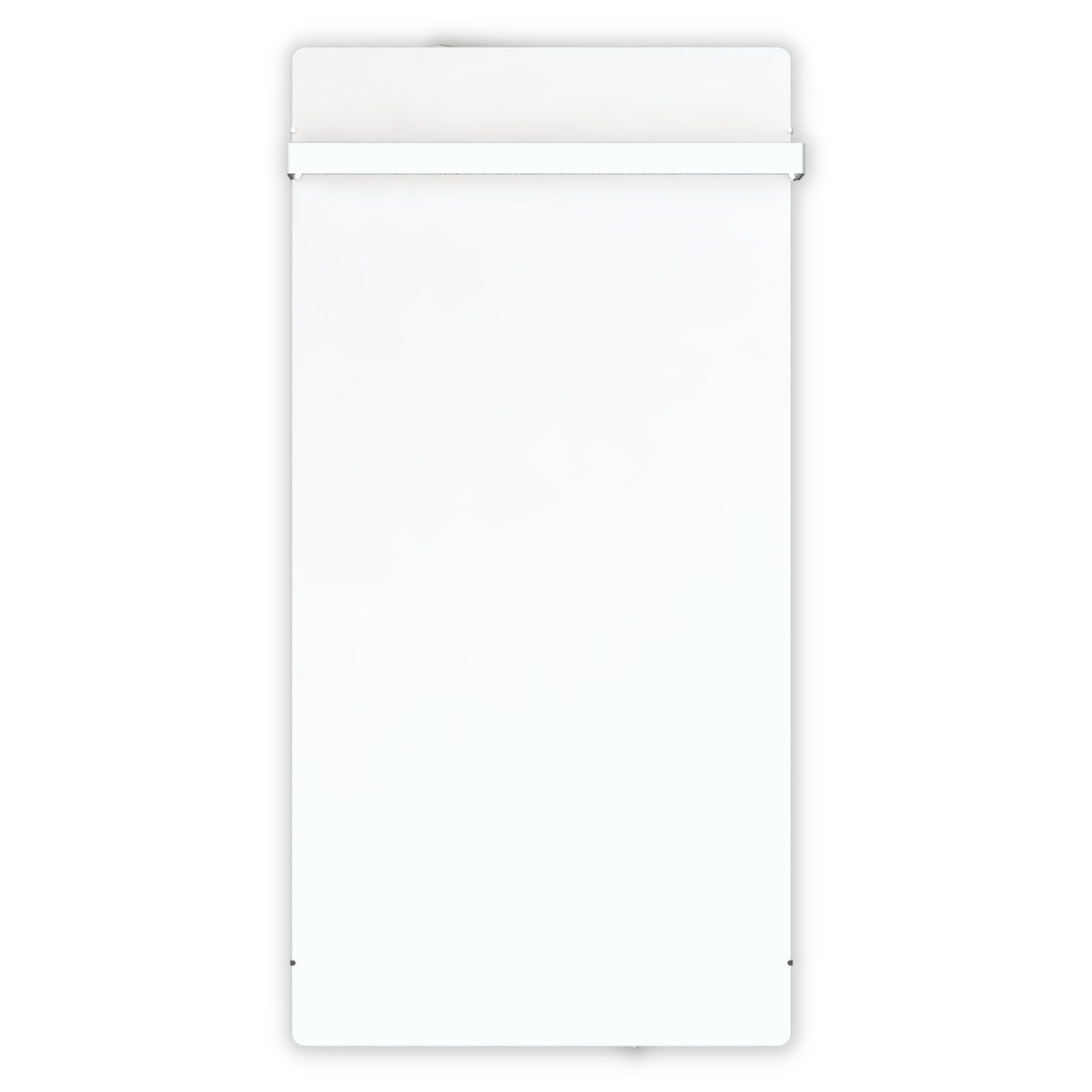 Handtuchtrockner Climastar Slim BIG 800 in Weiss mit Stein-Design, ideal für Badezimmer mit Handtuchhalter.