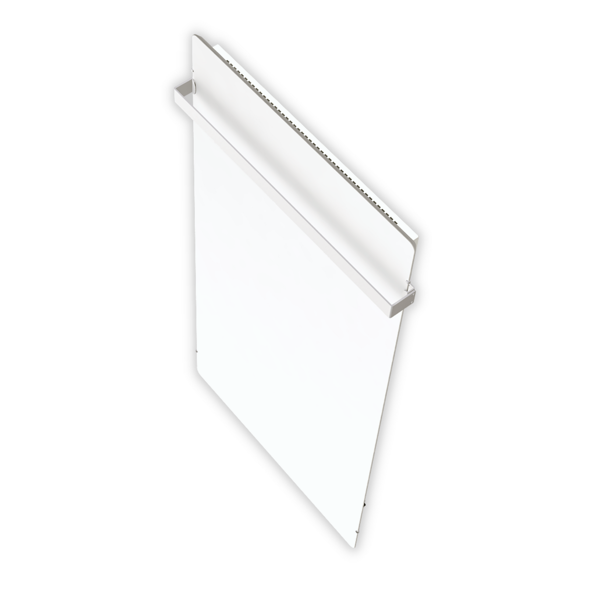 Handtuchtrockner Climastar Slim BIG 800 in Weiss mit Stein-Design, 50 x 100 cm, ideal für Badezimmer.