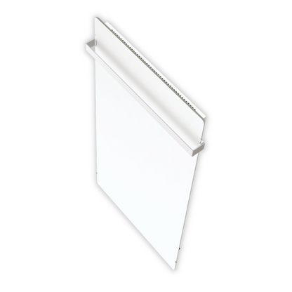 Handtuchtrockner Climastar Slim BIG 800 in Weiss mit Stein-Design, 50 x 100 cm, ideal für Badezimmer.