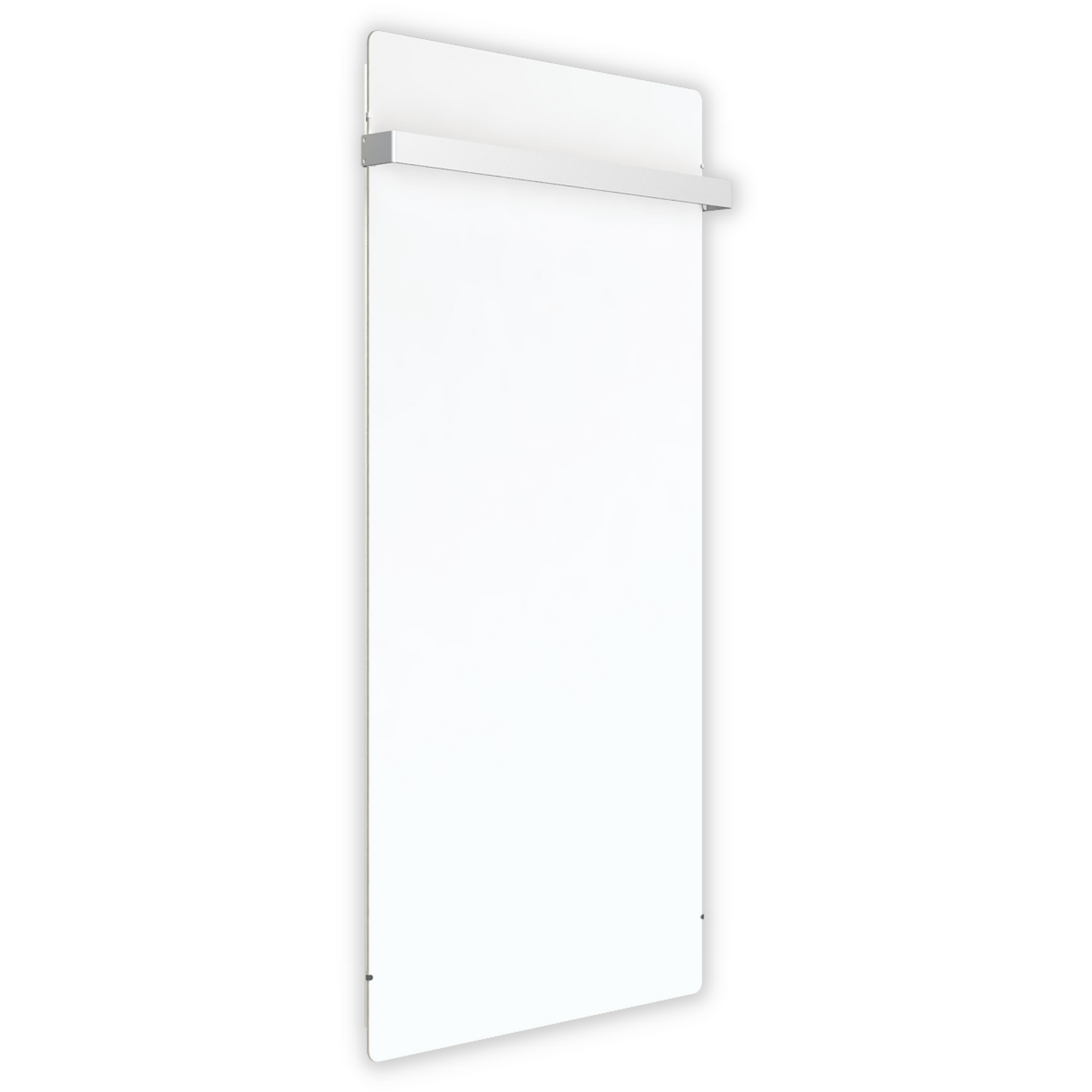 Handtuchtrockner Climastar Slim BIG 800 in weissem Quarz mit elegantem Stein-Design, ideal für Badezimmer.