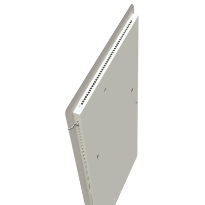 Modernes Climastar Slim BIG 800 Toalleros in Stein-Design für Badezimmer, kabellose Komfort-Heizung mit Handtuchhalter.