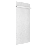 Kabelloser Handtuchheizkörper Climastar Slim BIG 800 in Stein-Design, ideal für Badezimmer.