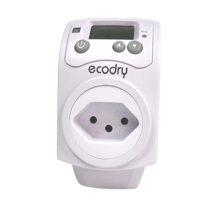 ecodry Steckdosenhygrostat: präzise Luftfeuchte-Steuerung für Entfeuchter, verhindert Schimmel und spart Energie – steckfertig, sicher, einfach einstellbar.