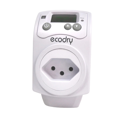 ecodry Steckdosenhygrostat: präzise Luftfeuchte-Steuerung für Entfeuchter, verhindert Schimmel und spart Energie – steckfertig, sicher, einfach einstellbar.
