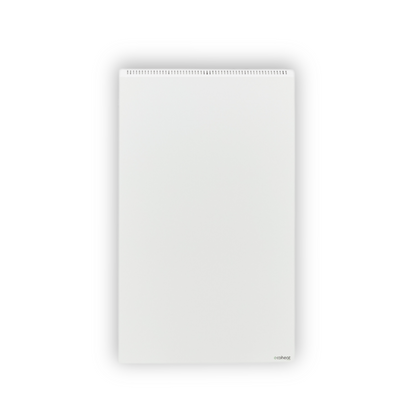 Mobiler Hybridheizkörper ecoheat Hybrid 1000 in Metall mit Infrarot & Konvektion für Räume bis 10 m²