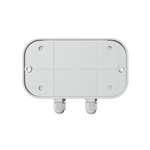 ecoheat TCR Empfänger für Infrarotheizung mit flacher Bauweise, 2000 Watt Schaltleistung und Funkfrequenzen 433 MHz und 2.4 GHz.