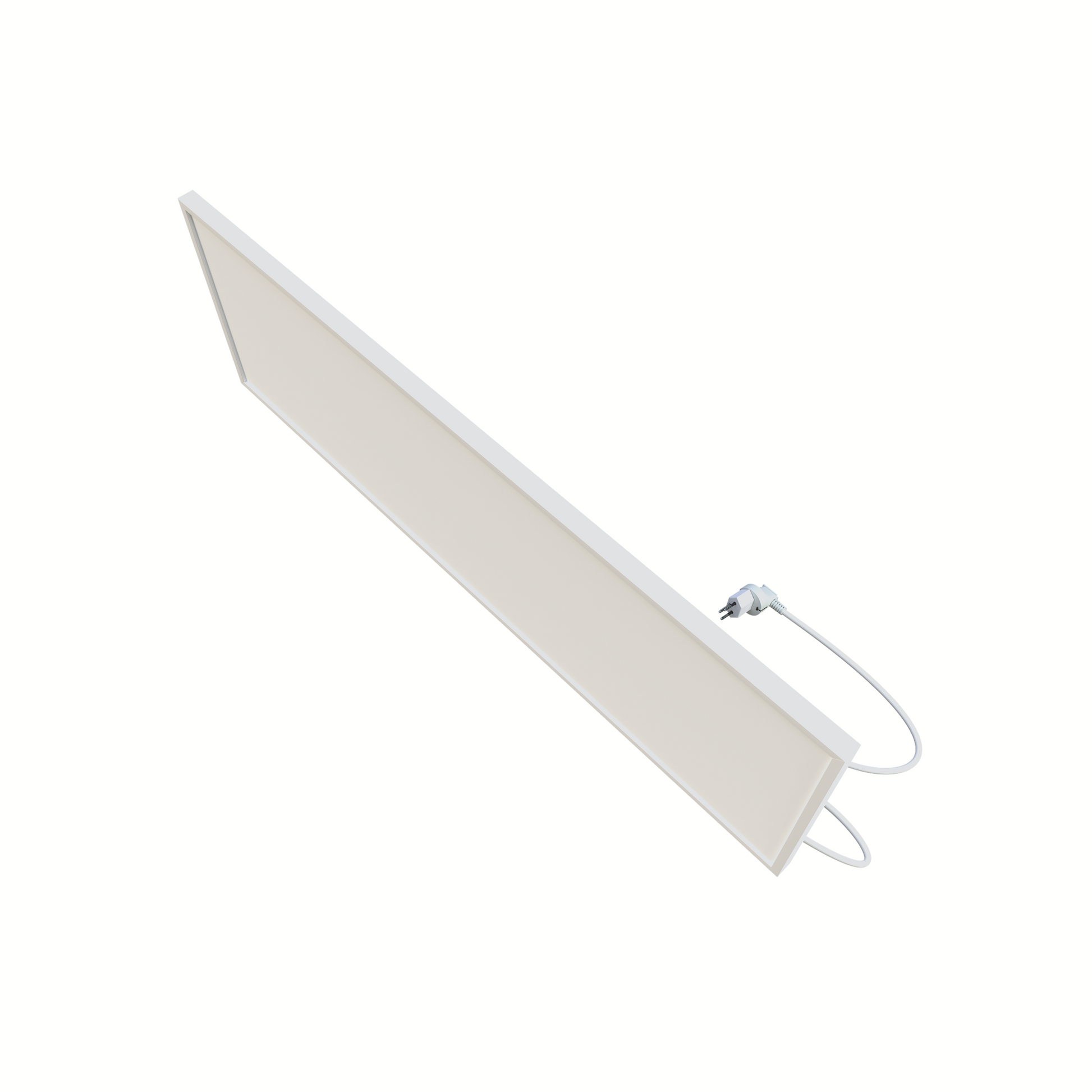 ecoheat Basic Infrarotheizung 300 Watt, platzsparend und formschön, für die Wandmontage geeignet.