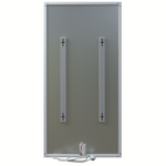 ecoheat Basic Infrarotheizung 800 W, ultraflaches Design, 60 x 120 cm, platzsparend und wartungsfrei.