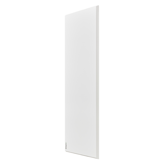 ecoheat Classic 550 Infrarotpanel in modernem Metall-Design, Wandmontage, Heizleistung 550 Watt, IP44.