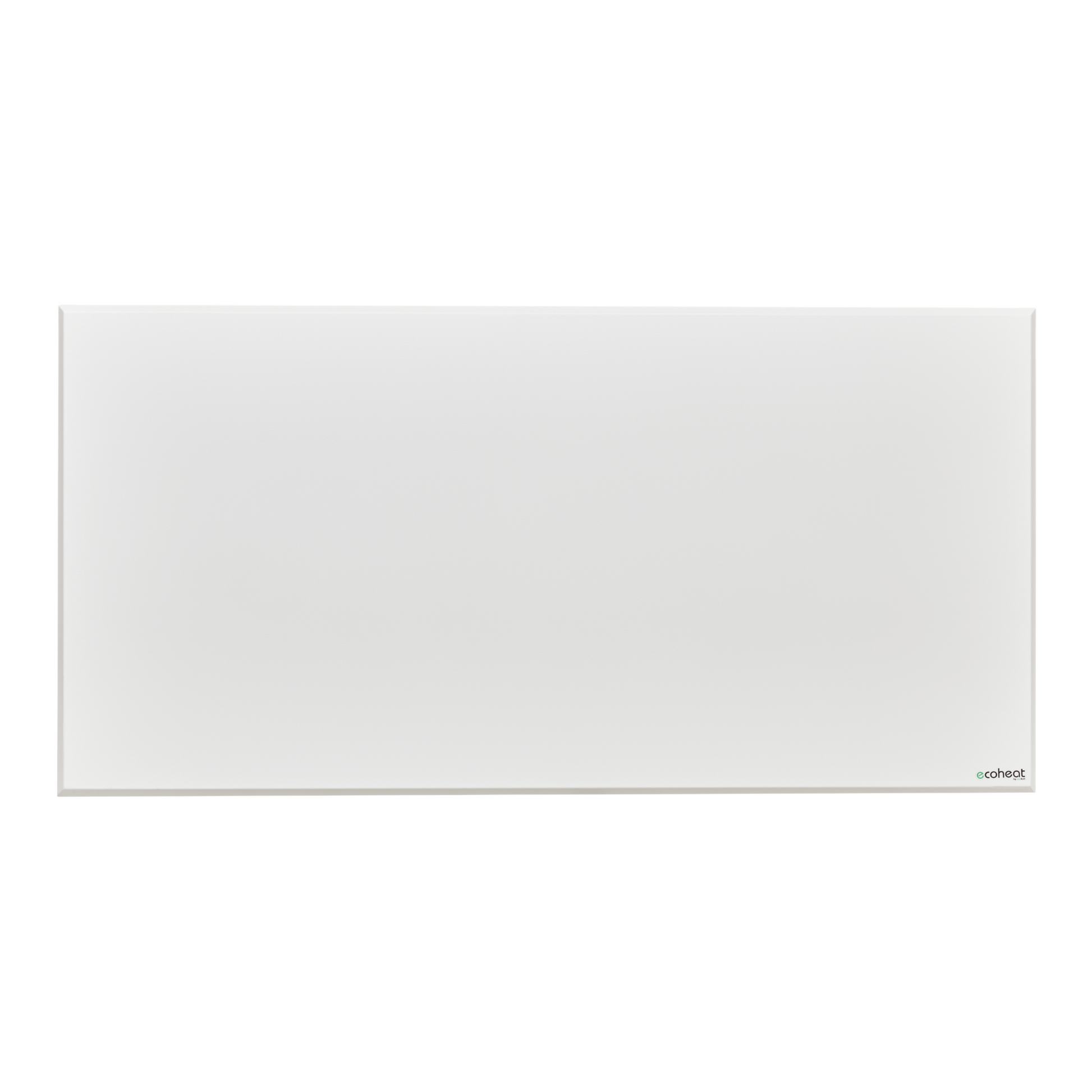 Infrarotheizung ecoheat Classic 900 mit metallischem Design, montierbar an der Decke, 900 Watt Heizleistung.