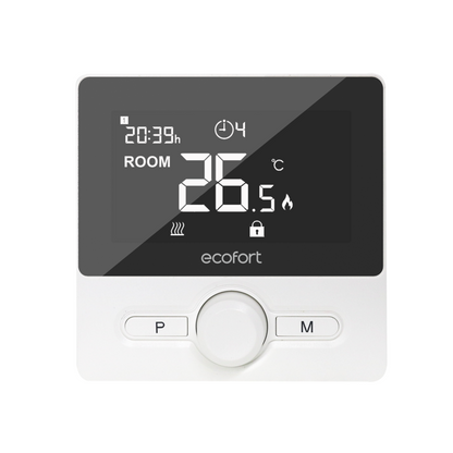 ecoheat Connect+ Set mit einfacher Bedienung, WLAN-Steuerung und frostschützender Funktion.