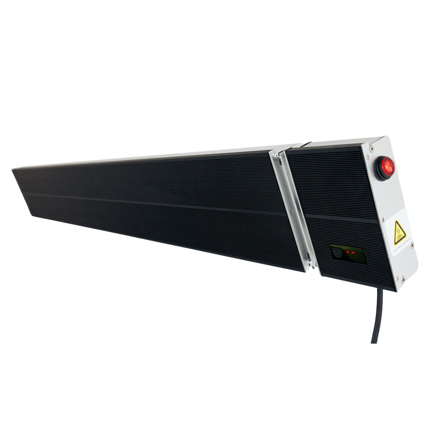 ecoheat HeatBAR comfort+ 2600 Watt Dunkelstrahler zur Wand- oder Deckenmontage, mit Timer und Fernbedienung.