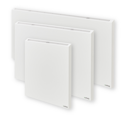 ecoheat Hybrid 1000 Heizung für Wandmontage, 1000 W, Metalloberfläche, ideal für Frostschutz.