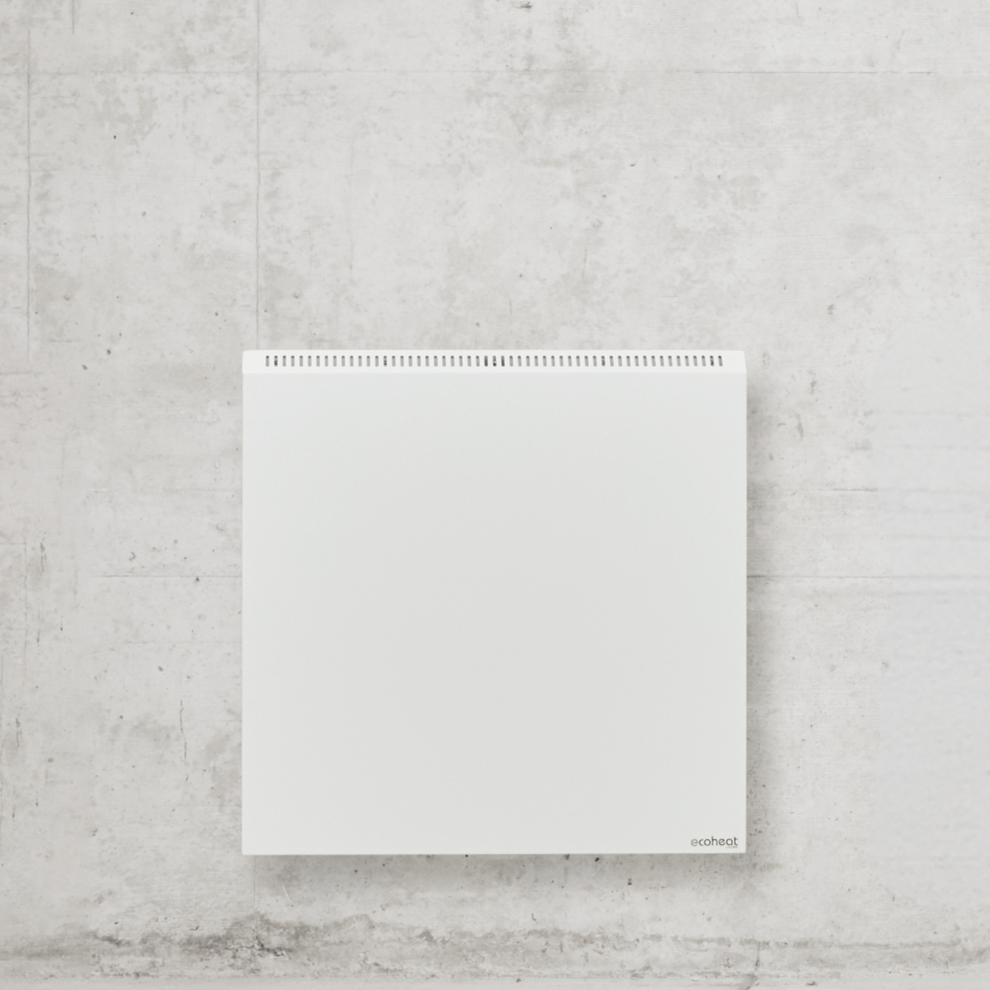 ecoheat Hybrid 1000 Infrarotheizung mit Konvektion, 1000W für 10 m², leicht montierbar, frostschützend, moderne Metalloberfläche.