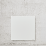 ecoheat Hybrid 1000 Infrarotheizung mit Konvektion, 1000W für 10 m², leicht montierbar, frostschützend, moderne Metalloberfläche.