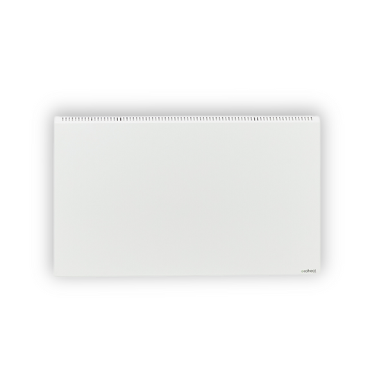 ecoheat Hybrid-T 1000 Wandheizung mit Infrarot- und Konvektionsheizung, ökologisch und effizient für Räume bis 10 m².