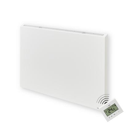 Hybrid-Heizgerät ecoheat Hybrid-T 1000 mit Wandmontage, 1000 W Heizleistung und effizienter Technologie.