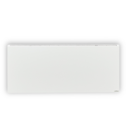 ecoheat Hybrid-T 1400 Infrarot- und Konvektionsheizung an Wand montiert, effizient und wartungsfrei.