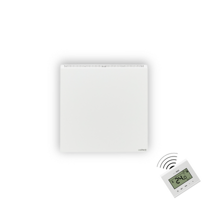 ecoheat Hybrid-T 600 Heizgerät mit Wandmontage und 600 Watt Heizleistung für effiziente Raumwärme.